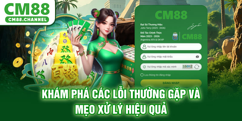 Khám phá các lỗi thường gặp và mẹo xử lý hiệu quả